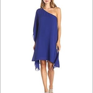 BCBG Draped One-Shoulder Dress